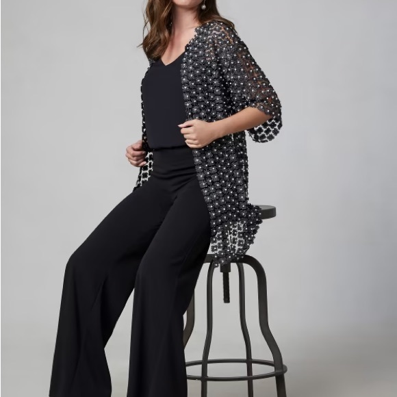 Embroidered Pearl cardigan - Picture 3 of 5